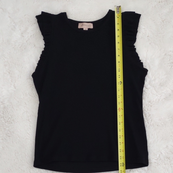 Philosophy Black Sleeveless Top - Picture 9 of 15